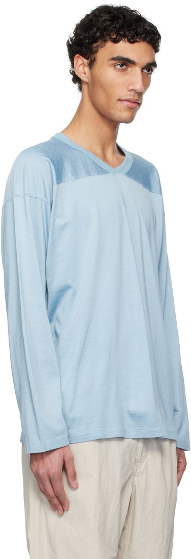 Sweater NANAMICA nanamica Rayon Cotton Long Sleeve T-Shirt Beige | S25SH015U, 4
