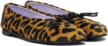 Sneakers og sko Stella McCartney Ryder Leopard Ballerina Flats Brun | 810518AFACV0, 3