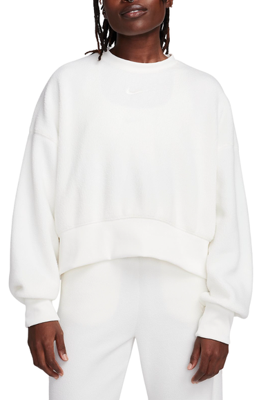 Sweatshirt Nike NSW PLSH MOD CROP CREW Hvid | dq6844-133, 0