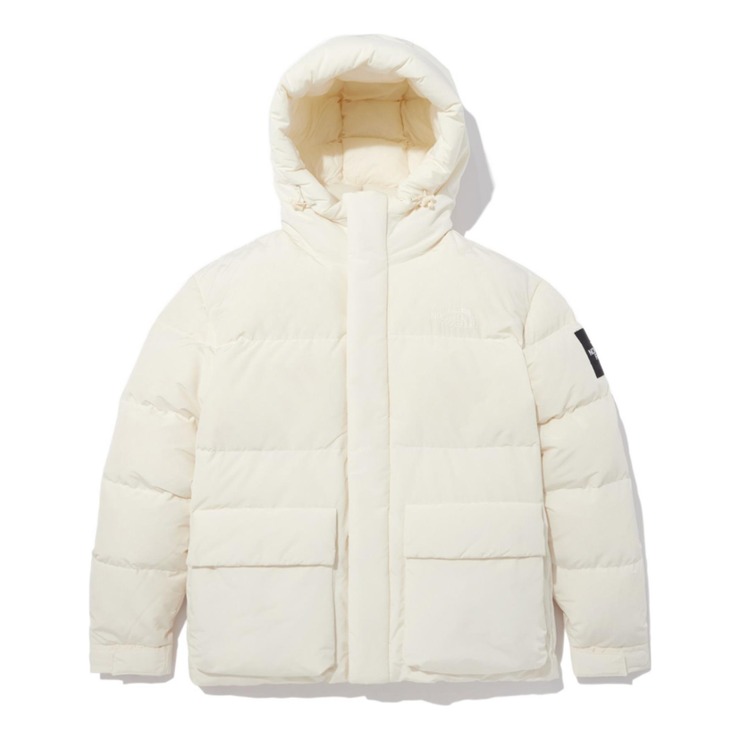 Puffer jakke The North Face Logo Puffer Jacket Hvid | NJ1DN58L