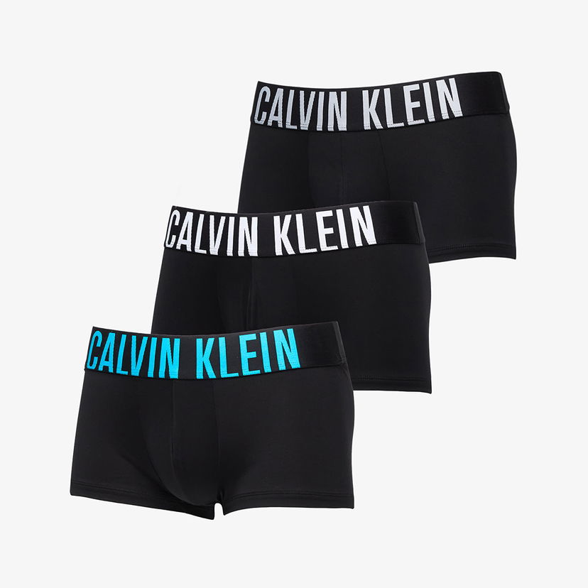 Boksere CALVIN KLEIN Microfiber Stretch Low Rise Trunk 3-Pack Multicolor Sort | 000NB3611A VVL