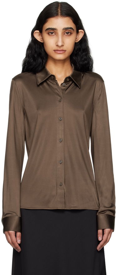 Skjorte Helmut Lang Slim Fit Shirt Brun | O02HW515, 0