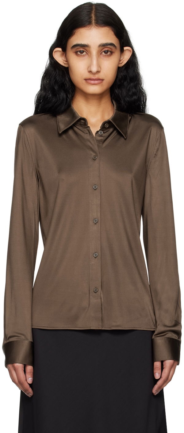 Skjorte Helmut Lang Slim Fit Shirt Brun | O02HW515