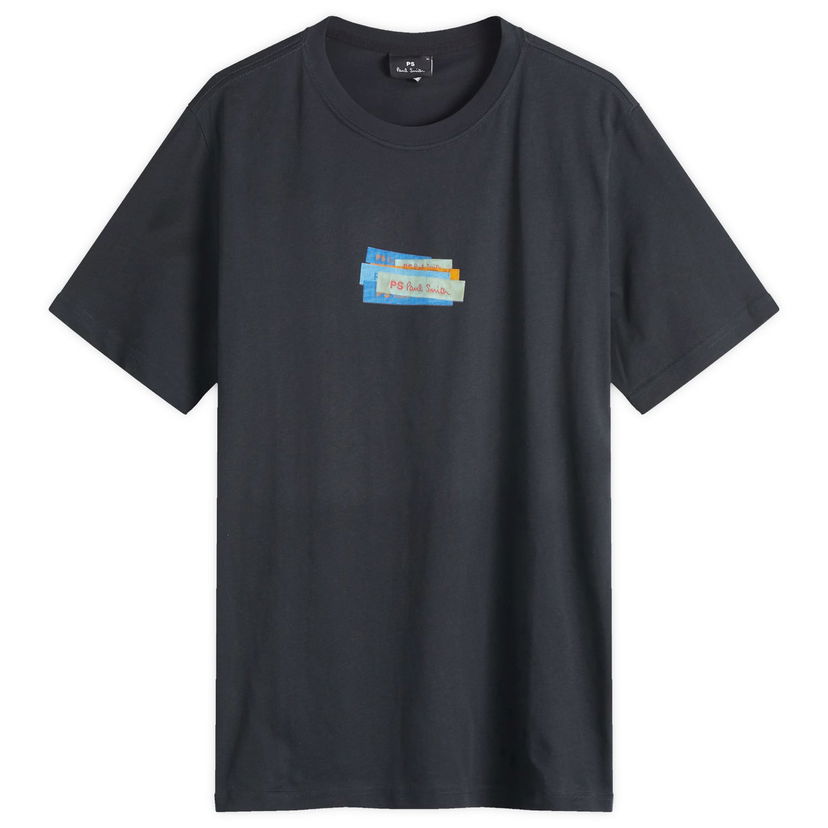 T-shirt Paul Smith Paul Smith PS Label Print T-Shirt, Size Large Sort | M2R-011R-PP5128-49