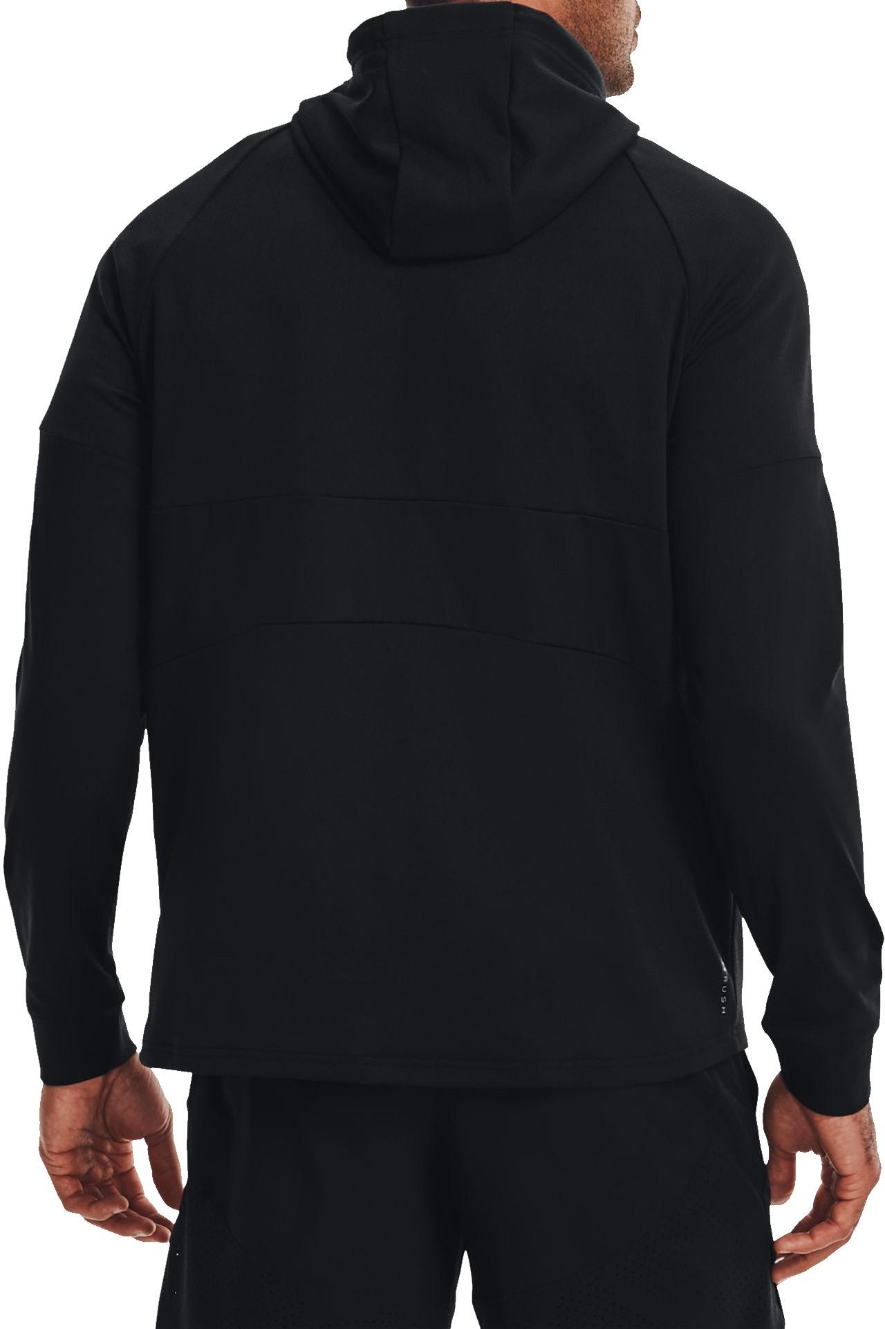 Sweatshirt Under Armour RUSH Warm-Up Hoodie Sort | 1370450-001, 1