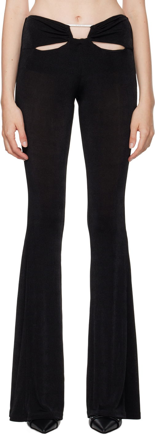 Bukser MISBHV Cutout Flared Trousers Sort | 241W309