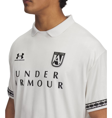 Polo skjorte Under Armour 96 Terrace Jersey Short Sleeve Hvid | 1390110-110, 2