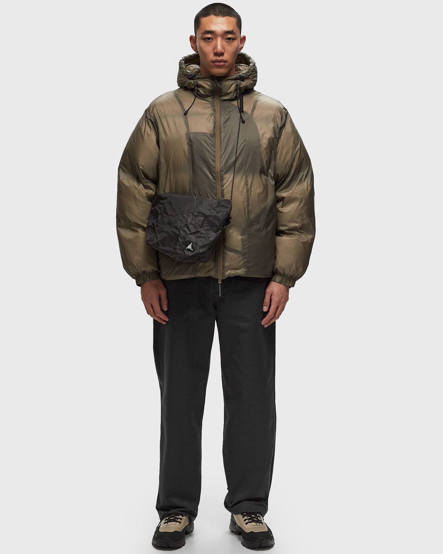 Puffer jakke ROA Smooth Down Puffer Jacket Grøn | RBMW0237FA184, 1