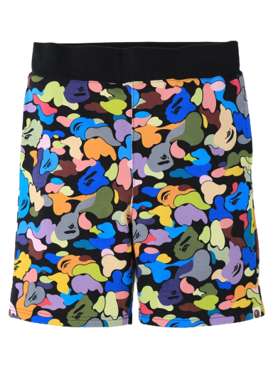 Shorts BAPE Multi Camo Sweat Shorts Sort | 1G80-153-009