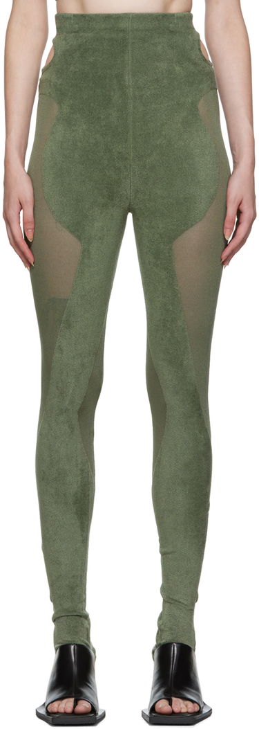 Leggings Dion Lee Chenille Leggings Grøn | C7128P22, 0