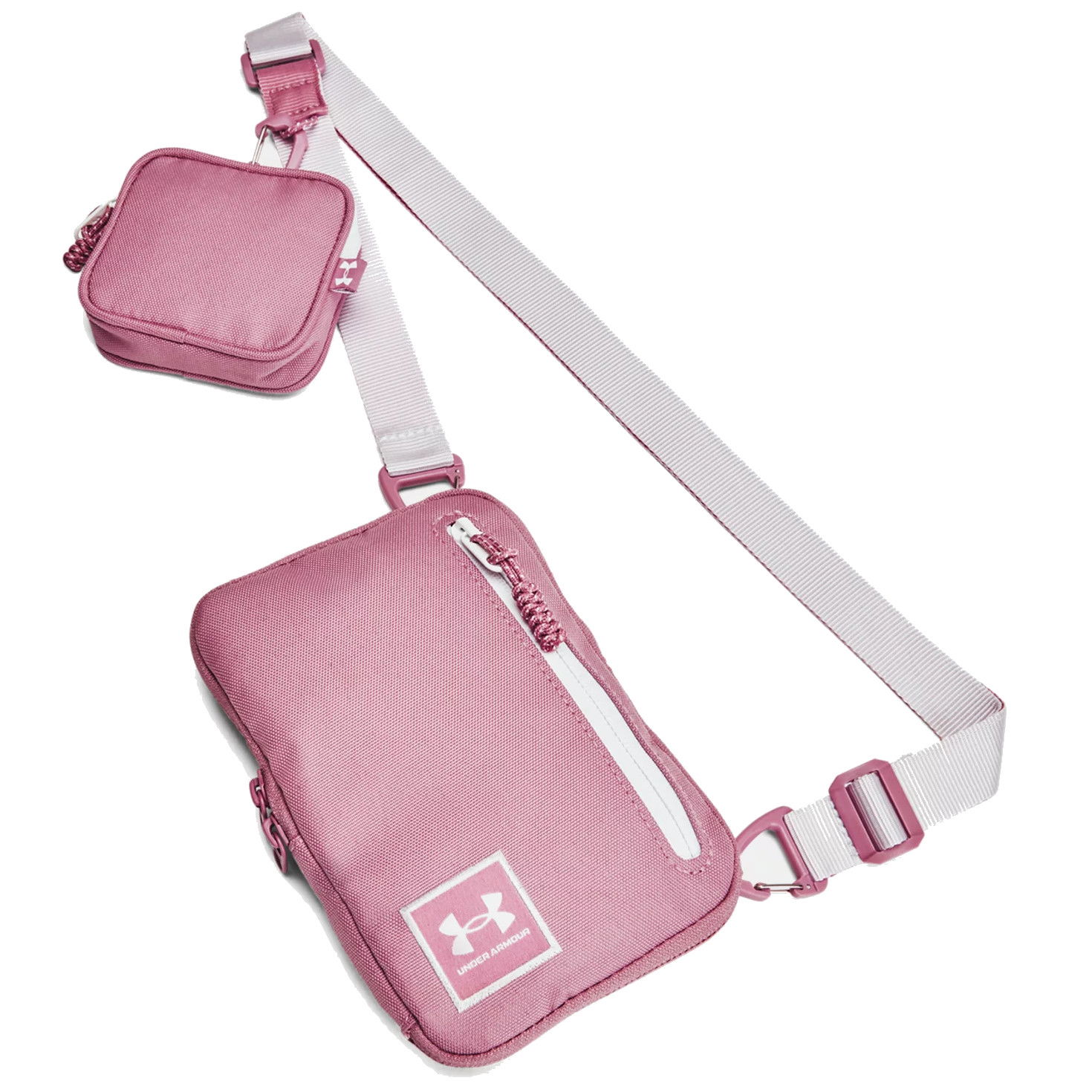 Skuldertaske Under Armour Loudon Ripstop Crossbody Bag Lyserød | 1376465-697, 0