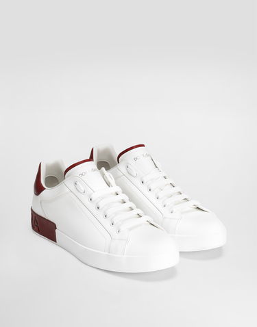 Sneakers og sko Dolce & Gabbana Dolce & Gabbana Portofino Calfskin 41.5 Hvid | CS2278A9U738W055, 1