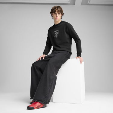Sweatshirt Puma Scuderia Ferrari HP Race Big Shield Sweatshirt Sort | 630193_01, 2