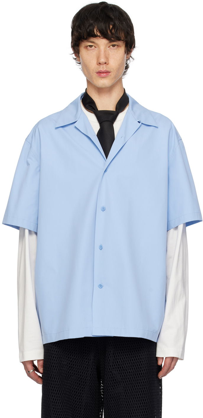 Skjorte Jil Sander Heavy Shirt Blå | J22DL0112_J45002, 0