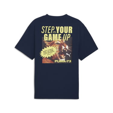 T-shirt Puma Step Up Your Game Basketball T-Shirt Mørkeblå | 627154_01, 4