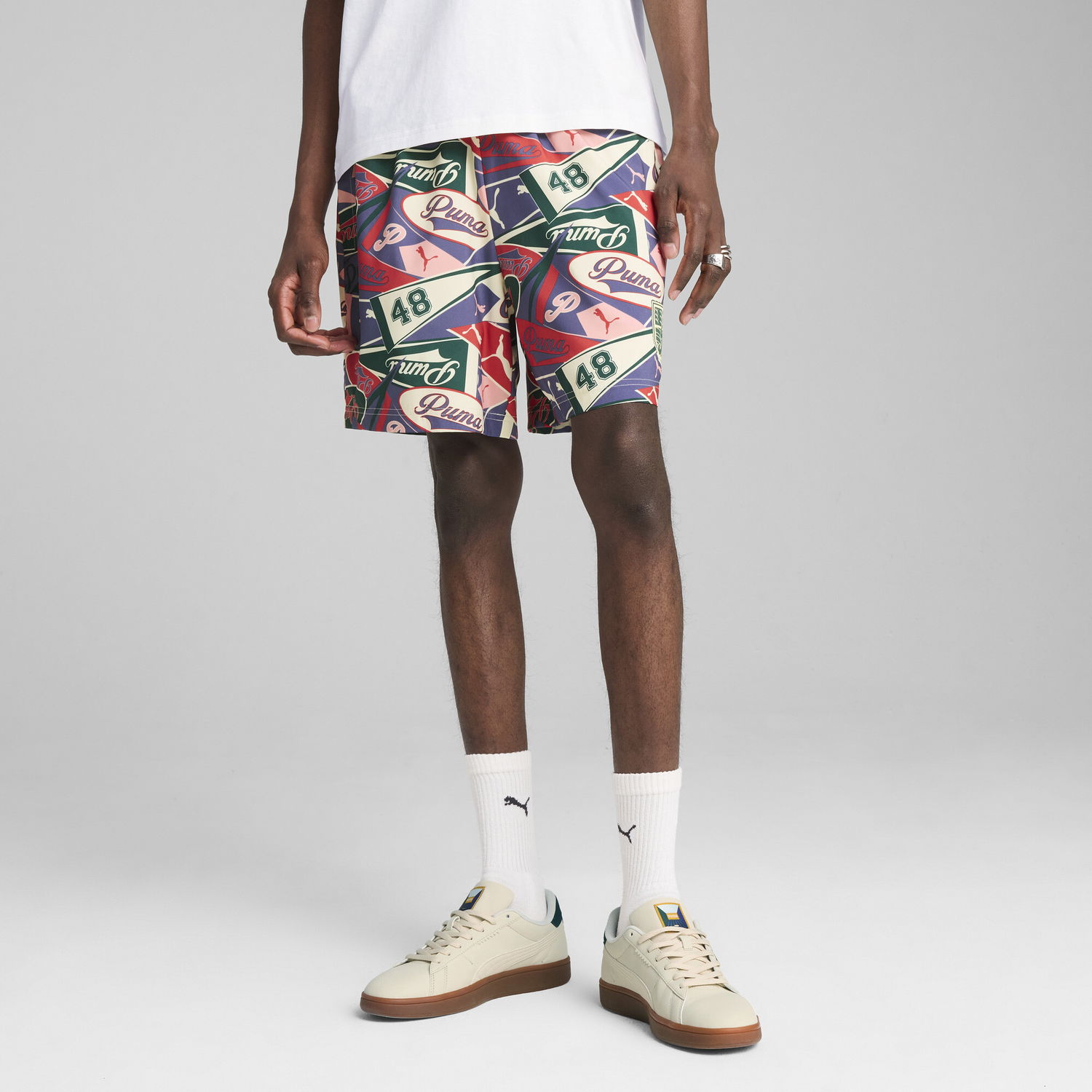 Shorts Puma SPORTS LEGACY Printed Relaxed Fit 6" Shorts Flerfarvet | 629630_46, 0