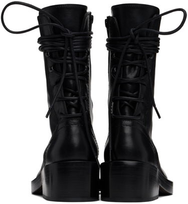 Tøj Ann Demeulemeester Ann Demeulemeester Henrica Leather Boots Sort | 2201-W-A02-380-099, 1