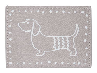 Tegnebog Thom Browne Pebbled Leather Card Holder Grå | UAW062A-00198, 0
