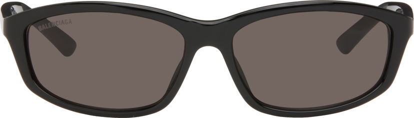 Solbriller Balenciaga Balenciaga Neo Oval 2.0 Sunglasses Sort | BB0401S-001