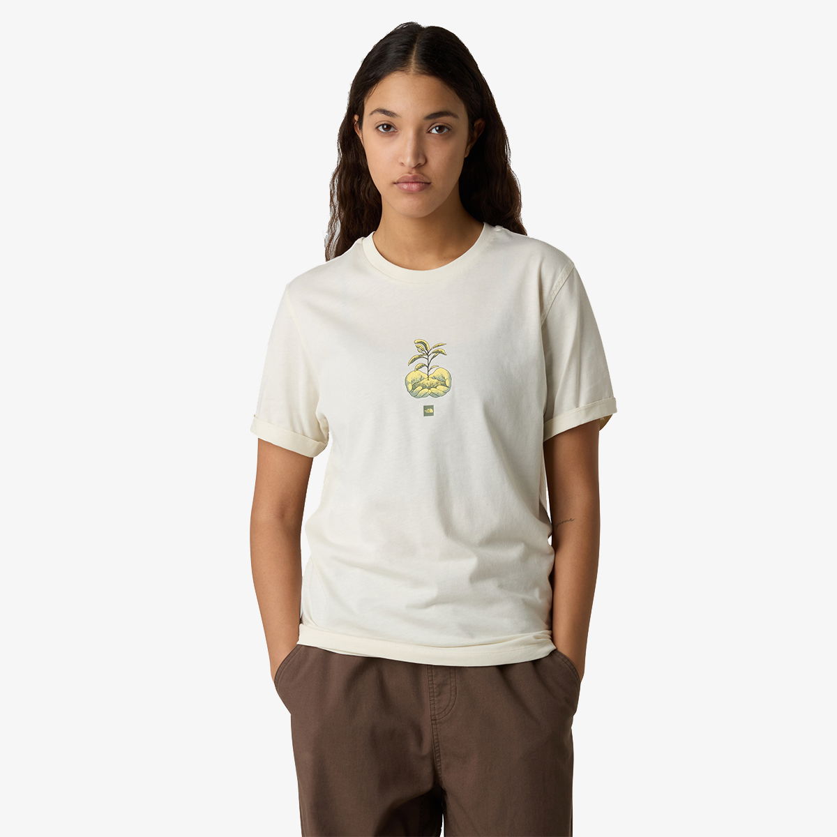 T-shirt The North Face The North Face Connect Relaxed Graphic Short Sleeve T-Shirt Hvid | NF0A8E41QLI1, 1