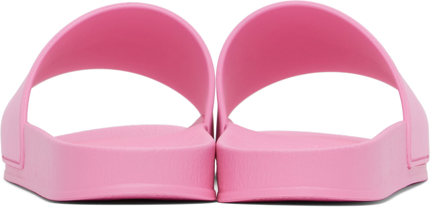 Sneakers og sko Palm Angels Logo Pool Slides Lyserød | PWIC013C99MAT0016868, 1