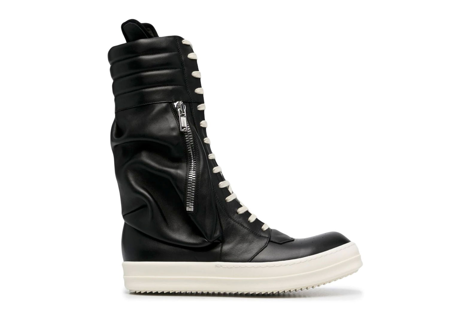 Sneakers og sko Rick Owens Cargo Basket Leather Boots Sort | RU21S6899 LPO 911, 0
