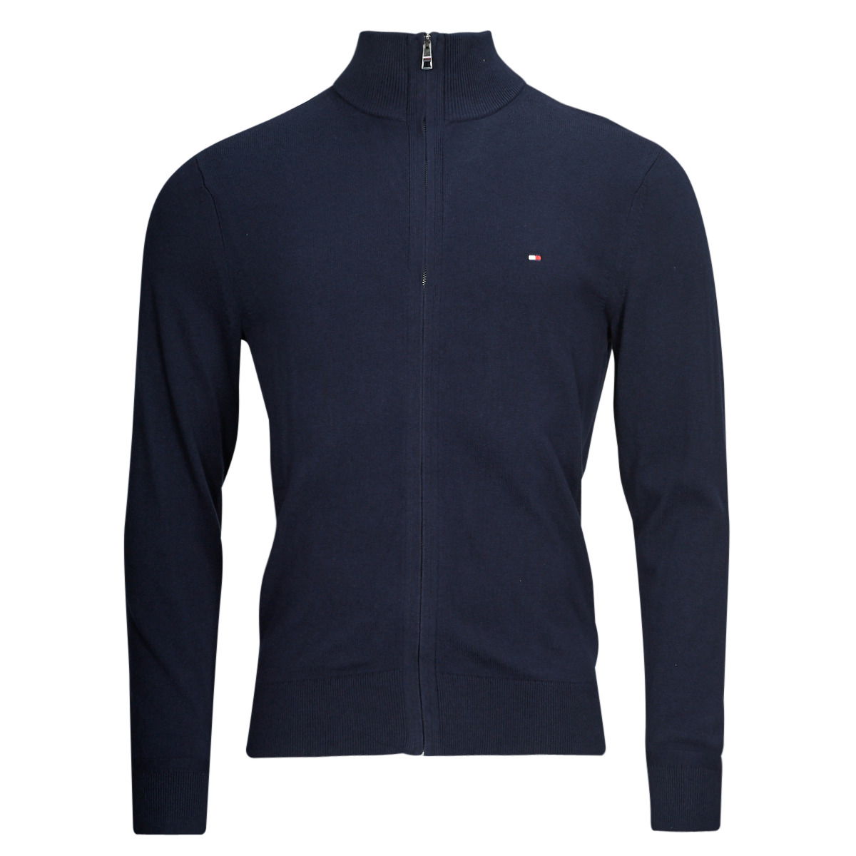 Sweater Tommy Hilfiger PIMA ORG CTN CASHMERE ZIP THRU Mørkeblå | MW0MW28050-DW5, 0