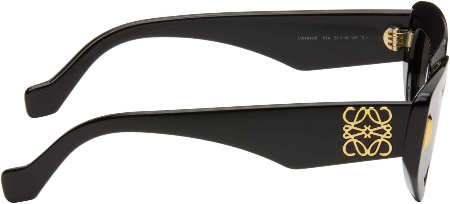 Solbriller Loewe Loewe Small Butterfly Screen Sunglasses Sort | LW40160IW5101A 192337224805, 1