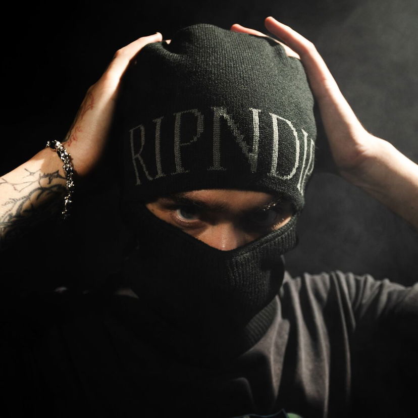Kasketter og hatte RIPNDIP Rip N Dip Fossil Balaclava Sort | RNDFALL25154