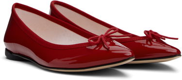 Kjole Repetto Repetto Brigitte Pointy Toe Ballerina Flats Rød | V1556V, 3