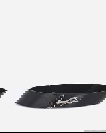 Bælter Dries Van Noten Elasticated Leather Belt Sort | 252-021404-151 900, 1