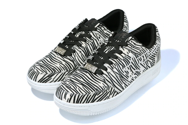 Sneakers og sko BAPE Bape Sta Low "Zebra" Sort | 1G30191005, 1
