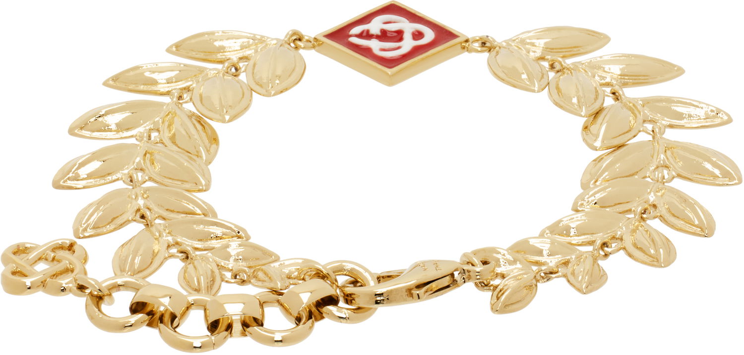 Armbånd Casablanca Laurel Leaf Gold Bracelet Metalisk | APS25-JW-254-01, 1