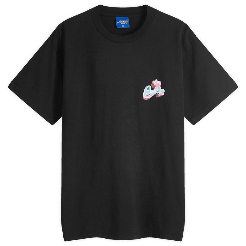 T-shirt Awake NY Crown A T-Shirt Sort | AWK-FW24-TS302-BLK