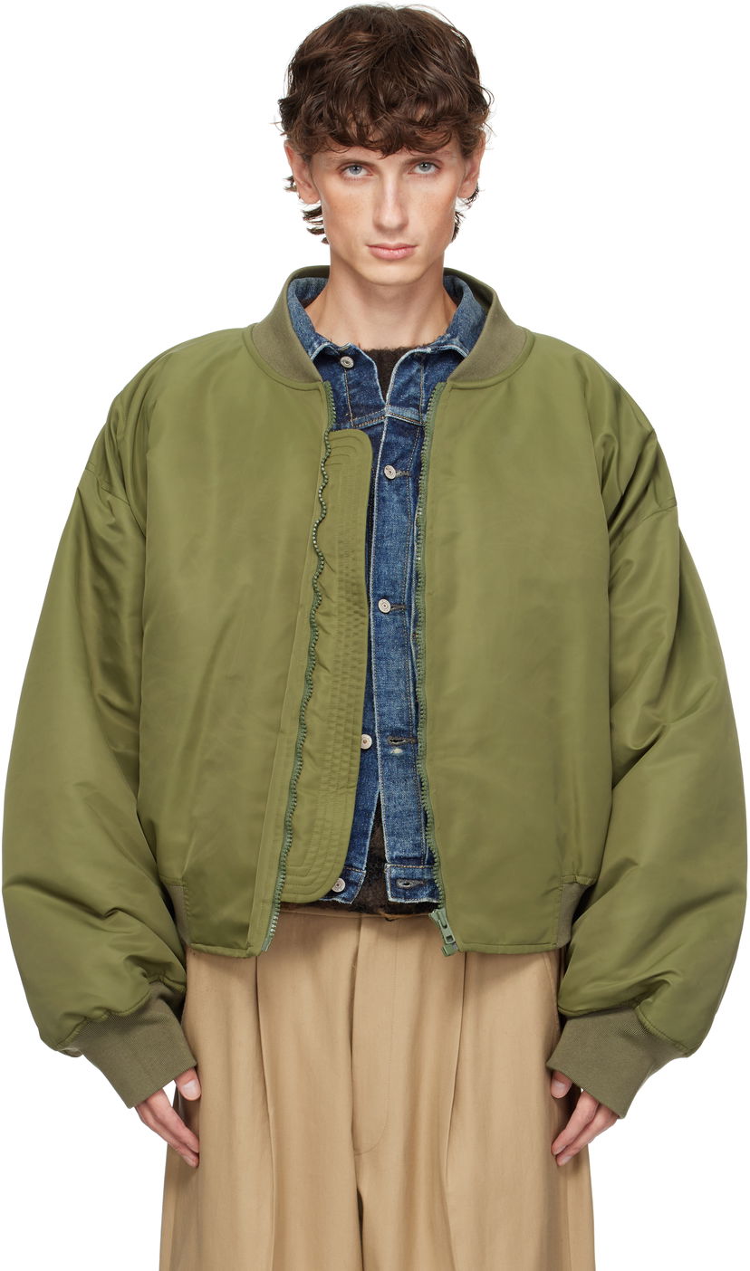 Bomberjakke HED MAYNER Bomber Jacket Grøn | HMMZ10014A-HZ076B
