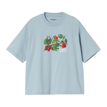 Crop top Carhartt WIP Women's Cream Of The Crop Short Sleeve T-Shirt Blå | I035244_8, 0