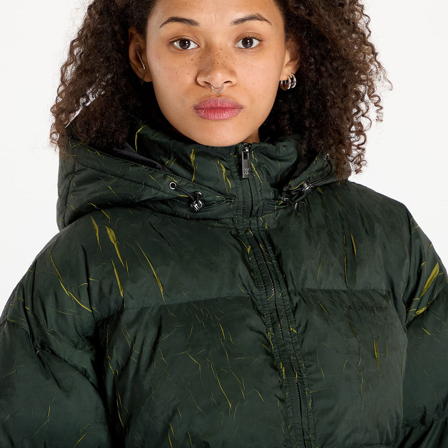 Puffer jakke DAILY PAPER Jorja Puffer Jacket Cardamon Green Grøn | 2421058, 1