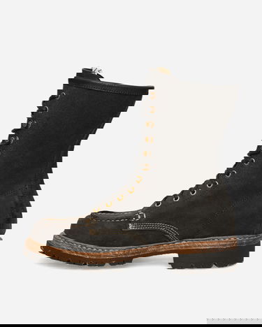 Sneakers og sko visvim Scout Moc Folk Lace-Up Boots Sort | 0125202002011 1, 3