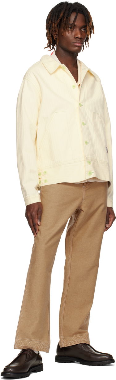Jakke Bode Bode Greenskeeper Knolly Brook Jacket Gul | MRS25JA006, 3