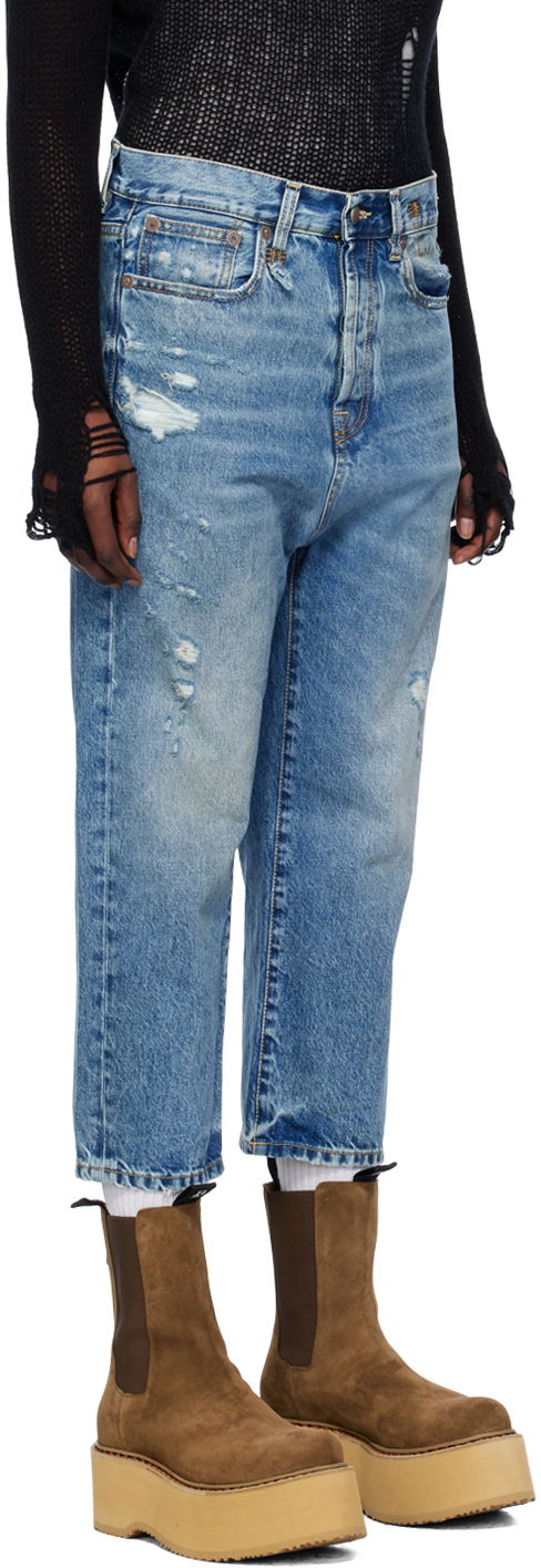 Jeans R13 R13 Tailored Drop Jeans Blå | R13W6452-969A, 1