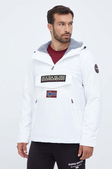 Vindjakke Napapijri Overhead Anorak Jacket Hvid | NP0A4GMD0021, 0
