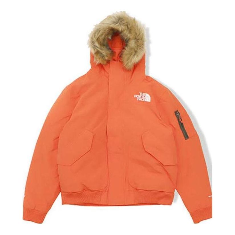 Parka The North Face Stover Fur Hood Jacket Orange | NF0A4QZS-R15