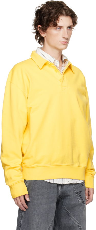 Sweatshirt JW Anderson JW Anderson Rugby Sweatshirt Polo Gul | JO0275-PG1632, 1