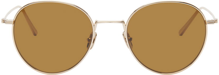 Solbriller TOTEME Rounds Sunglasses Metalisk | 242-WAE1087-EC0009