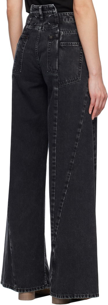 Jeans Maison Margiela Maison Margiela 5 Pocket Wide Leg Jeans Sort | S51LA0133 S30496, 2