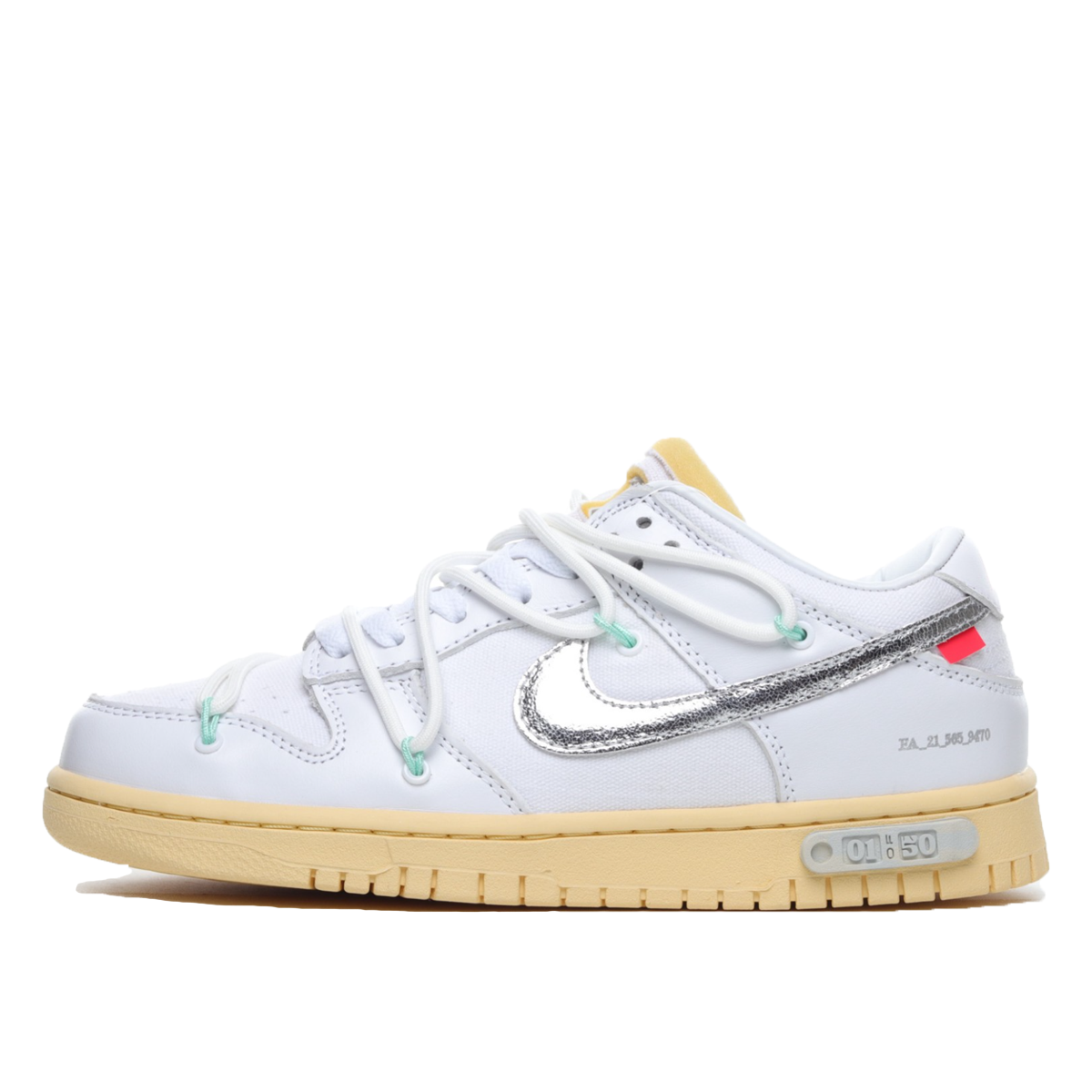 Sneakers og sko Nike Off-White x Dunk Low "Lot 01 of 50" Hvid | DM1602-127, 1