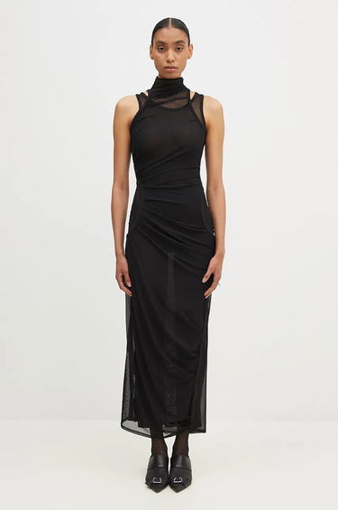 Kjole Coperni Maxi Mesh Dress Sort | COPR107557, 0