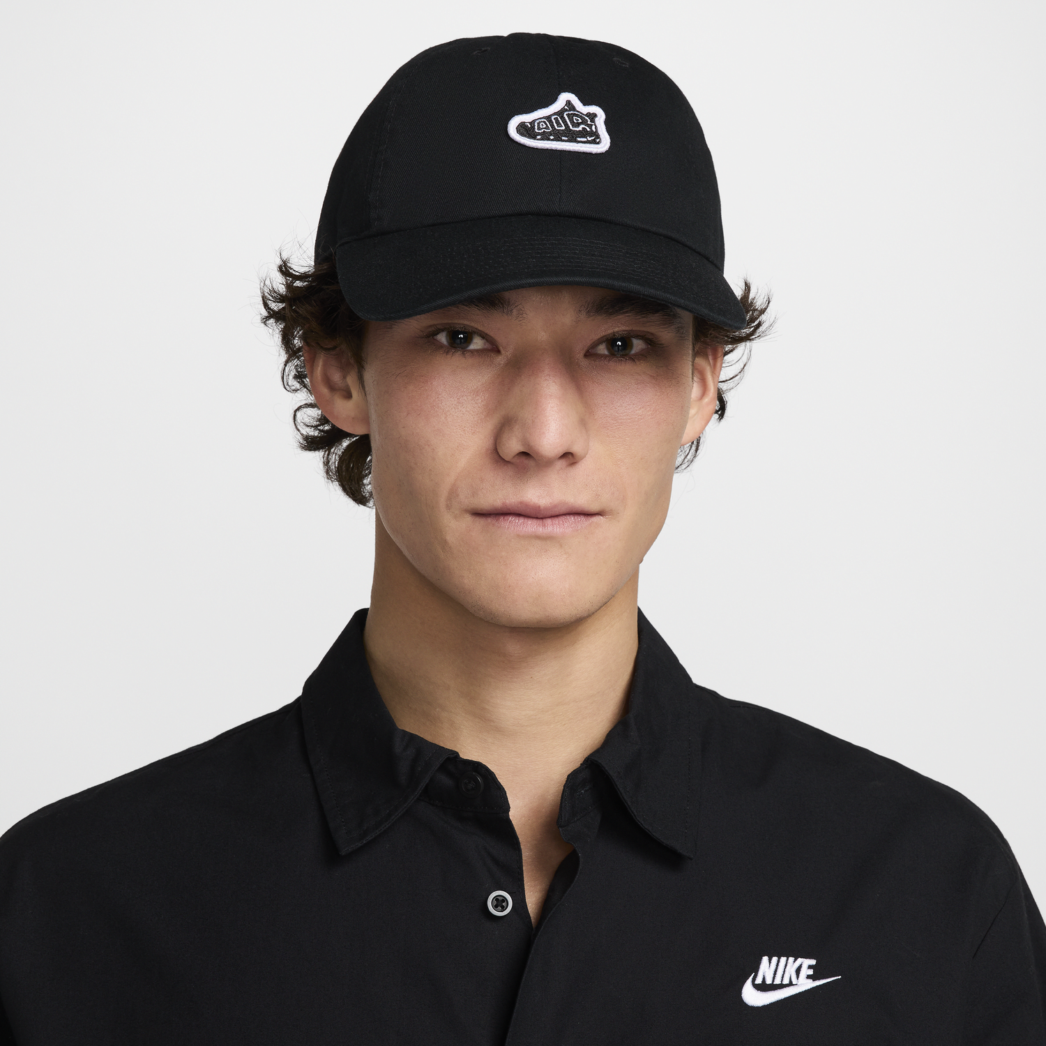 Kasket Nike Club Patch Cap Sort | HF0867-010, 0