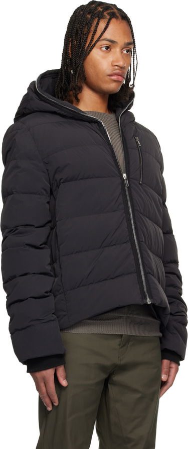 Puffer jakke Rick Owens Concordians Quilted Down Jacket Sort | RU02E1722 MTD1, 1