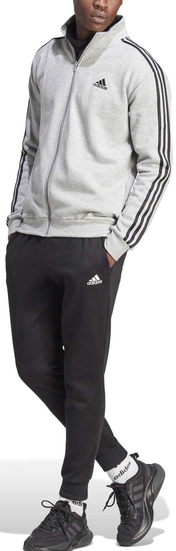 Træningsdragt adidas Performance Souprava adidas Sportswear Basic 3S Fleece Hvid | ia3073, 0